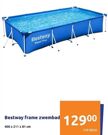 Promoties Bestway frame zwembad - BestWay - Geldig van 01/06/2022 tot 07/06/2022 bij Action
