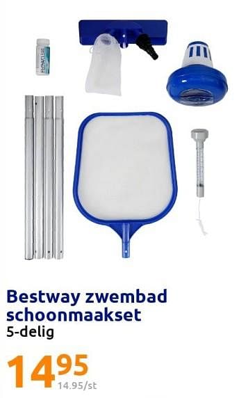 Promoties Bestway zwembad schoonmaakset - BestWay - Geldig van 01/06/2022 tot 07/06/2022 bij Action