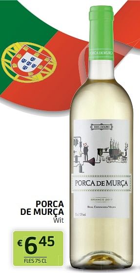 Promoties Porca de murça wit - Witte wijnen - Geldig van 17/06/2022 tot 30/06/2022 bij BelBev