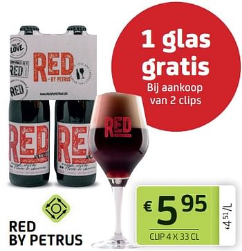 Promoties Red by petrus - Petrus - Geldig van 17/06/2022 tot 30/06/2022 bij BelBev