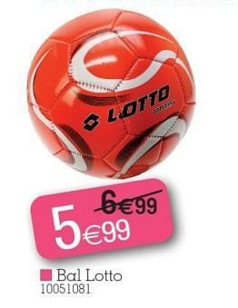 Promoties Bal lotto - Lotto - Geldig van 30/05/2022 tot 13/06/2022 bij yess!