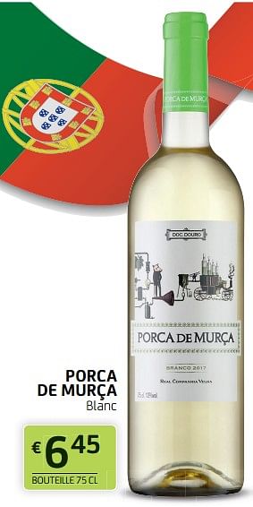Promoties Porca de murça blanc - Witte wijnen - Geldig van 17/06/2022 tot 30/06/2022 bij BelBev