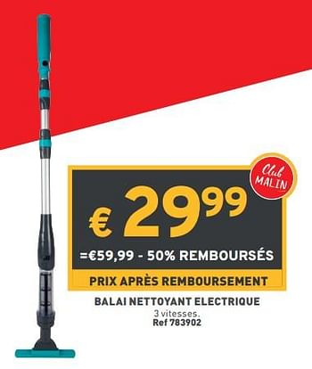 Promoties Balai nettoyant electrique - Huismerk - Trafic  - Geldig van 15/06/2022 tot 20/06/2022 bij Trafic