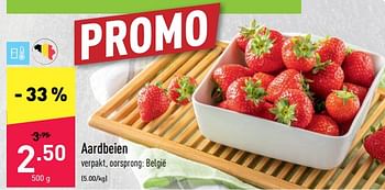 Promoties Aardbeien - Huismerk - Aldi - Geldig van 13/06/2022 tot 18/06/2022 bij Aldi