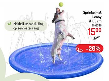 Promoties Sprinkelmat lenny - Flamingo - Geldig van 08/06/2022 tot 19/06/2022 bij Oh'Green