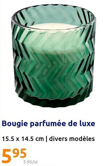 Promotions Bougie parfumée de luxe - Produit Maison - Action - Valide de 08/06/2022 à 14/06/2022 chez Action