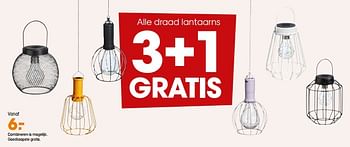 Promoties Draad lantaarns - Huismerk - Kwantum - Geldig van 13/06/2022 tot 29/06/2022 bij Kwantum