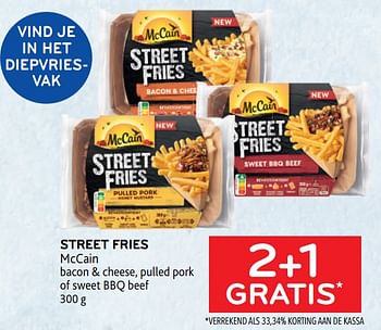 Promoties Street fries mccain 2+1 gratis - Mc Cain - Geldig van 15/06/2022 tot 28/06/2022 bij Alvo