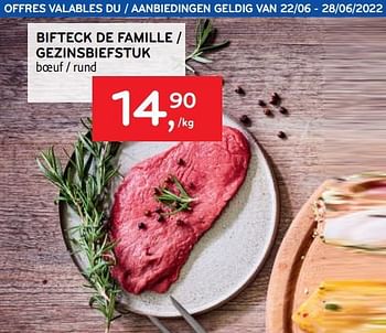Promotions Bifteck de famille boeuf - Produit maison - Alvo - Valide de 22/06/2022 à 28/06/2022 chez Alvo
