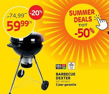 Promoties Barbecue dexter - BBQ & Friends  - Geldig van 15/06/2022 tot 27/06/2022 bij Brico