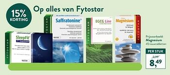 Promoties Magnesium - Fytostar - Geldig van 13/06/2022 tot 10/07/2022 bij Holland & Barret