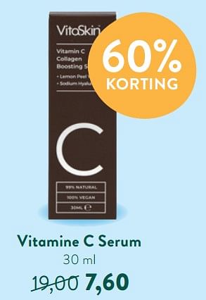 Promoties Vitamine c serum - Vitaskin - Geldig van 13/06/2022 tot 10/07/2022 bij Holland & Barret