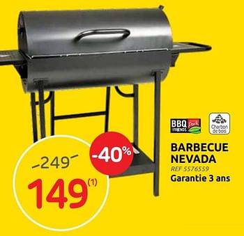 Promotions Barbecue nevada bbq+friends - BBQ & Friends  - Valide de 15/06/2022 à 27/06/2022 chez Brico