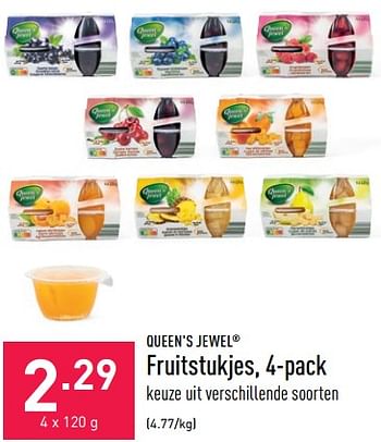 Promoties Fruitstukjes - Queen's Jewel - Geldig van 24/06/2022 tot 01/07/2022 bij Aldi