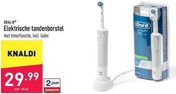 Promotions Oral-b elektrische tandenborstel - Oral-B - Valide de 24/06/2022 à 01/07/2022 chez Aldi