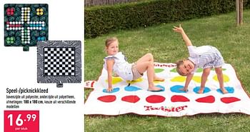 Promoties Speel--picknickkleed - Huismerk - Aldi - Geldig van 22/06/2022 tot 01/07/2022 bij Aldi