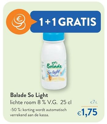 Promoties Balade so light lichte room - Balade - Geldig van 15/06/2022 tot 28/06/2022 bij OKay