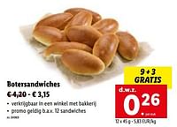 Botersandwiches-Huismerk - Lidl