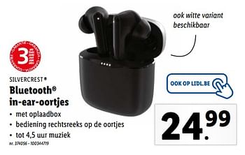 Promoties Bluetooth in-ear-oortjes - SilverCrest - Geldig van 27/06/2022 tot 03/07/2022 bij Lidl