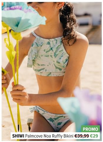 Promoties Shiwi palmcove noa ruffly bikini - SHIWI - Geldig van 15/06/2022 tot 12/07/2022 bij A.S.Adventure