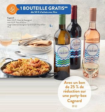 Promotions Cagnard blanc i.g.p côtes de gascogne - Vins blancs - Valide de 15/06/2022 à 28/06/2022 chez OKay
