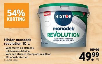 Promoties Histor monodek revolution - Histor - Geldig van 15/06/2022 tot 28/06/2022 bij Gamma