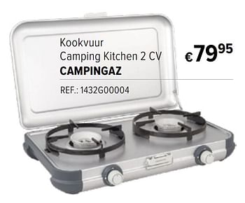 Promoties Kookvuur camping kitchen 2 cv campingaz - Campingaz - Geldig van 15/06/2022 tot 12/07/2022 bij A.S.Adventure