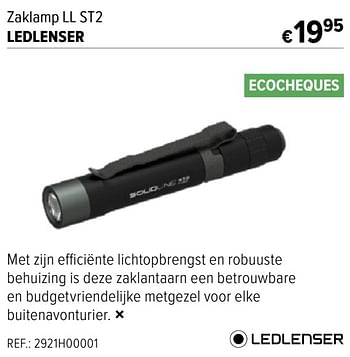 Promoties Zaklamp ll st2 ledlenser - LED Lenser - Geldig van 15/06/2022 tot 12/07/2022 bij A.S.Adventure