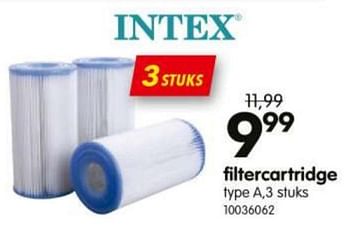 Promoties Filtercartridge - Intex - Geldig van 13/06/2022 tot 11/07/2022 bij yess!