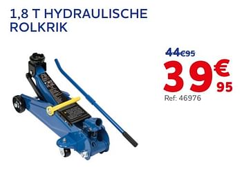 Promotions 1,8 t hydraulische rolkrik - Produit maison - Auto 5  - Valide de 15/06/2022 à 16/08/2022 chez Auto 5