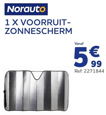 Promoties 1 x voorruitzonnescherm - Norauto - Geldig van 15/06/2022 tot 16/08/2022 bij Auto 5