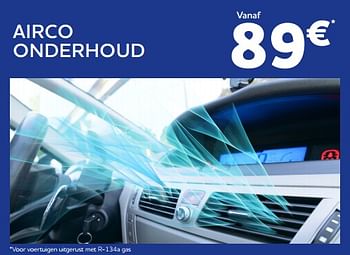 Promoties Airco onderhoud - Huismerk - Auto 5  - Geldig van 15/06/2022 tot 16/08/2022 bij Auto 5