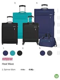 Heat wave spinner 55cm-American Tourister