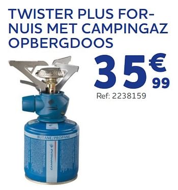Promoties Twister plus fornuis met campingaz opbergdoos - Campingaz - Geldig van 15/06/2022 tot 16/08/2022 bij Auto 5