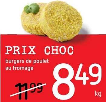 Promotions Burgers de poulet au fromage - Produit Maison - Spar Retail - Valide de 16/06/2022 à 29/06/2022 chez Spar (Colruytgroup)