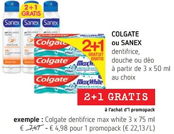 Promotions Colgate dentifrice max white - Colgate - Valide de 16/06/2022 à 29/06/2022 chez Spar (Colruytgroup)