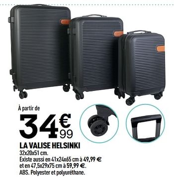 Promotions La valise helsinki - Produit Maison - Centrakor - Valide de 13/06/2022 à 26/06/2022 chez Centrakor