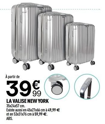 Promotions La valise new york - Produit Maison - Centrakor - Valide de 13/06/2022 à 26/06/2022 chez Centrakor