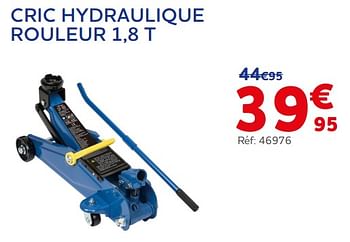 Promoties Cric hydraulique rouleur 1,8 t - Huismerk - Auto 5  - Geldig van 15/06/2022 tot 16/08/2022 bij Auto 5
