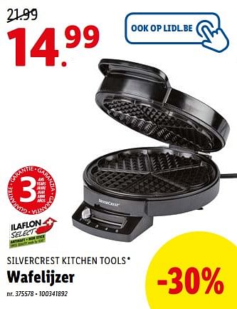 Promotions Silvercrest kitchen tools wafelijzer - SilverCrest - Valide de 27/06/2022 à 03/07/2022 chez Lidl