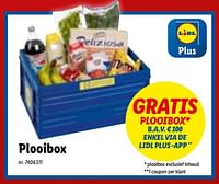 Gratis plooibox b.a.v. € 100 enkel via de lidl plus -app-Huismerk - Lidl