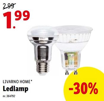 Promotions Ledlamp - Livarno - Valide de 27/06/2022 à 03/07/2022 chez Lidl