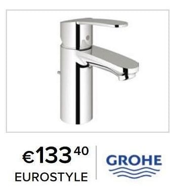 Promoties Mengkranen voor lavabo’s eurostyle - Grohe - Geldig van 01/06/2022 tot 31/08/2022 bij Euro Shop