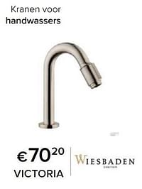 Kranen voor handwassers victoria-Wiesbaden