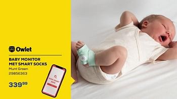 Promoties Owlet baby monitor met smart socks - Owlet - Geldig van 17/06/2022 tot 22/07/2022 bij Supra Bazar