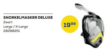 Promoties Snorkelmasker deluxe - Huismerk - Supra Bazar - Geldig van 17/06/2022 tot 22/07/2022 bij Supra Bazar