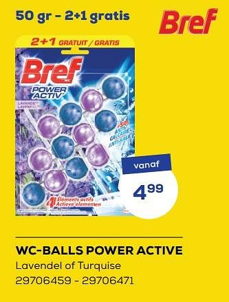 Promoties Wc-balls power active - Bref - Geldig van 17/06/2022 tot 22/07/2022 bij Supra Bazar