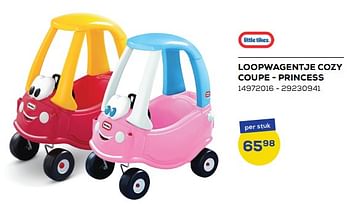 Promoties Loopwagentje cozy coupe - princess - Little Tikes - Geldig van 17/06/2022 tot 22/07/2022 bij Supra Bazar