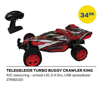 Promoties Telegeleide turbo buggy crawler king - Huismerk - Supra Bazar - Geldig van 17/06/2022 tot 22/07/2022 bij Supra Bazar