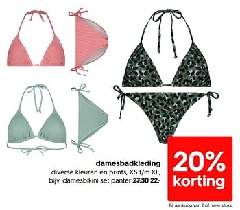 Promoties Damesbadkleding - Huismerk - Hema - Geldig van 20/06/2022 tot 26/06/2022 bij Hema